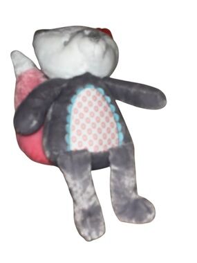 Levtex baby plush 18” Fiona gray fox stuffed animal toy super soft